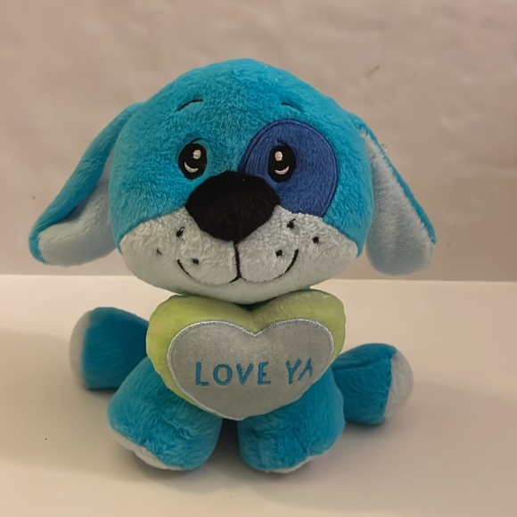 Dan Dee collection 8”  blue puppy stuffed plush animal. For 3 years up - Picture 3 of 17